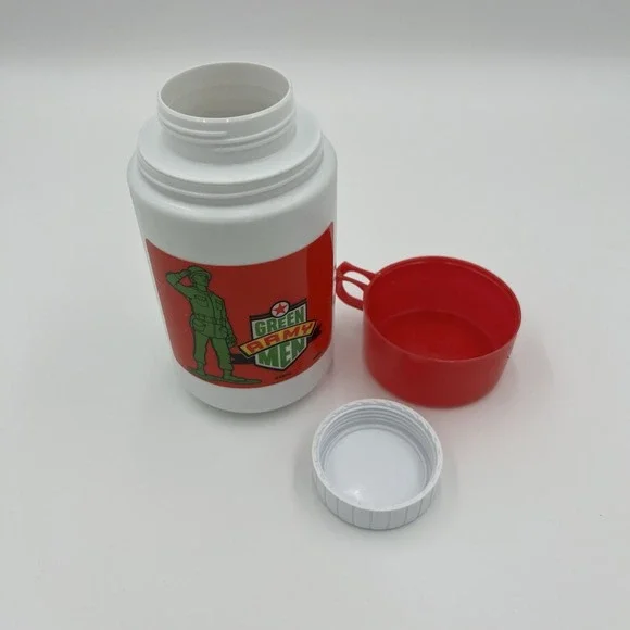 Vintage Disney Thermos Green Army Men Lunch Box Replacement - Picture 8 of 10